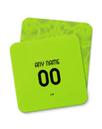 Coaster with the Parma 2025-26 Goalkeeper football shirt design by RIPA Football