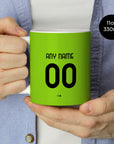 Mug with the Parma 2025-26 Goalkeeper football shirt design by RIPA Football
