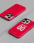 Phone case with the Persija 2026-27 Home football shirt design by RIPA Football