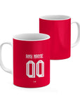 Mug with the Persija 2026-27 Home football shirt design by RIPA Football