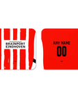 Coaster with the PSV 2024-25 Home football shirt design by RIPA Football