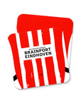Coaster with the PSV 2024-25 Home football shirt design by RIPA Football