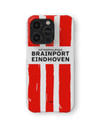 Phone case with the PSV 2024-25 Home football shirt design by RIPA Football