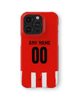 Phone case with the PSV 2024-25 Home football shirt design by RIPA Football