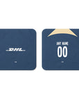 Coaster with the UNAM 2023-24 Away football shirt design by RIPA Football