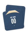 Coaster with the UNAM 2023-24 Away football shirt design by RIPA Football