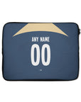 Laptop sleeve with the UNAM 2023-24 Away football shirt design by RIPA Football
