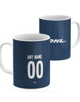 Mug with the UNAM 2023-24 Away football shirt design by RIPA Football