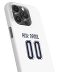 Phone case with the UNAM 2026-27 Away football shirt design by RIPA Football