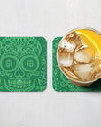 Coaster with the Real Betis 2025-26 Prematch football shirt design by RIPA Football