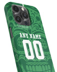 Phone case with the Real Betis 2025-26 Prematch football shirt design by RIPA Football