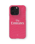 Phone case with the Real Madrid 2014-15 Away football shirt design by RIPA Football