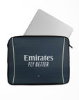 Laptop sleeve with the Real Madrid 2025-26 Away football shirt design by RIPA Football