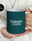 Mug with the Real Madrid 2026-27 Away football shirt design by RIPA Football