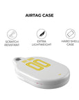 AirTag holder with the Salzburg 2024-25 Home football shirt design by RIPA Football