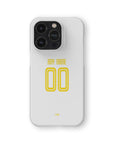 Phone case with the Salzburg 2024-25 Home football shirt design by RIPA Football