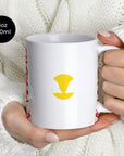 Mug with the Salzburg 2024-25 Home football shirt design by RIPA Football