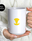 Mug with the Salzburg 2024-25 Home football shirt design by RIPA Football
