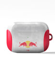 AirPods case with the Salzburg 2025-26 Home football shirt design by RIPA Football