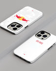 Phone case with the Salzburg 2025-26 Home football shirt design by RIPA Football