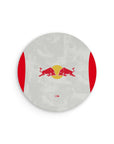Mouse pad with the Salzburg 2025-26 Home football shirt design by RIPA Football