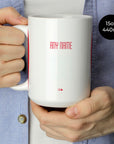 Mug with the Salzburg 2025-26 Home football shirt design by RIPA Football