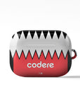 AirPods case with the River Plate 2023-24 Away football shirt design by RIPA Football