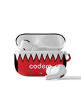 AirPods case with the River Plate 2023-24 Away football shirt design by RIPA Football