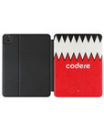 iPad case with the River Plate 2023-24 Away football shirt design by RIPA Football