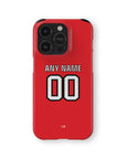 Phone case with the River Plate 2023-24 Away football shirt design by RIPA Football
