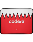 Laptop sleeve with the River Plate 2023-24 Away football shirt design by RIPA Football
