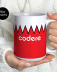 Mug with the River Plate 2023-24 Away football shirt design by RIPA Football