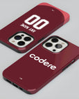 Phone case with the River Plate 2024 Away football shirt design by RIPA Football
