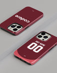 Phone case with the River Plate 2024 Away football shirt design by RIPA Football