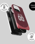 Phone case with the River Plate 2024 Away football shirt design by RIPA Football