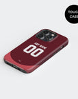 Phone case with the River Plate 2024 Away football shirt design by RIPA Football