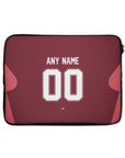 Laptop sleeve with the River Plate 2024 Away football shirt design by RIPA Football
