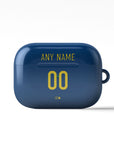 AirPods case with the Rosario Central 2026 Third football shirt design by RIPA Football