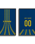 Print with the Rosario Central 2026 Third football shirt design by RIPA Football