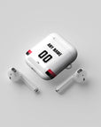 AirPods case with the Sampdoria 2026-27 Away football shirt design by RIPA Football