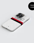Phone case with the Sampdoria 2026-27 Away football shirt design by RIPA Football