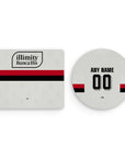 Mouse pad with the Sampdoria 2026-27 Away football shirt design by RIPA Football