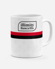 Mug with the Sampdoria 2026-27 Away football shirt design by RIPA Football