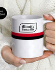 Mug with the Sampdoria 2026-27 Away football shirt design by RIPA Football