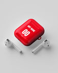 AirPods case with the Braga 2024-25 Home football shirt design by RIPA Football