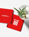 Coaster with the Braga 2024-25 Home football shirt design by RIPA Football