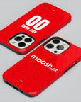 Phone case with the Braga 2024-25 Home football shirt design by RIPA Football