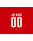 Mouse pad with the Braga 2024-25 Home football shirt design by RIPA Football