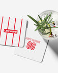 Coaster with the Freiburg 2026-27 Away football shirt design by RIPA Football