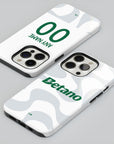 Phone case with the Sporting 2025-26 Fourth football shirt design by RIPA Football